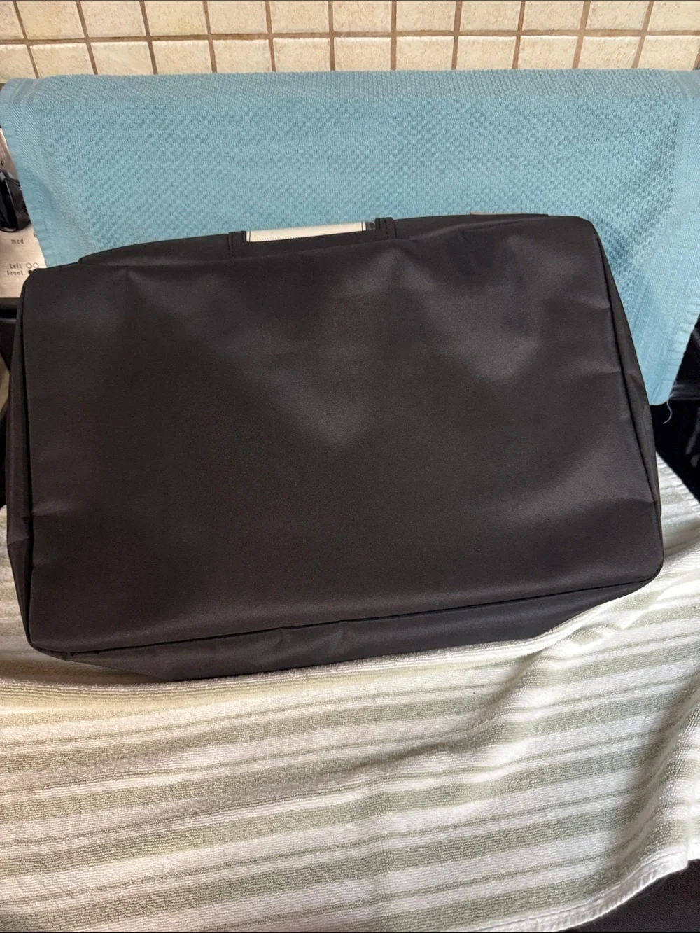 NY Logo Black Potluck Casserole Tote
